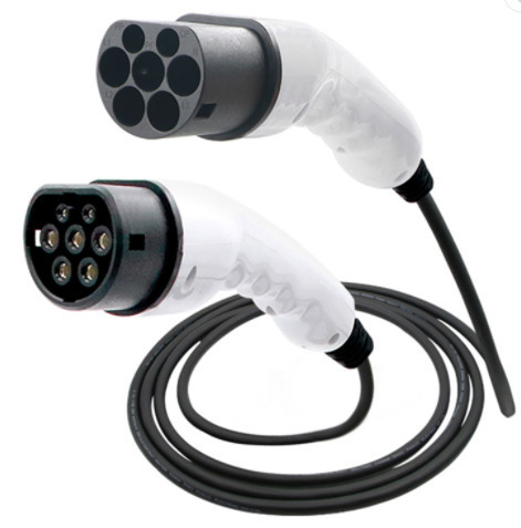 Laatste bedrijfscasus over 250V het Laden van elektrisch voertuigev Kabeltype - 2 Chargepoint TUV SAEJ1772 IP67